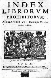 Index librorum prohibitorum